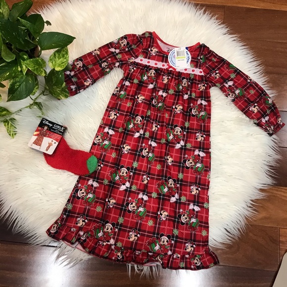Minnie Mouse Nightgown & Matching Socks Set - Picture 2 of 6